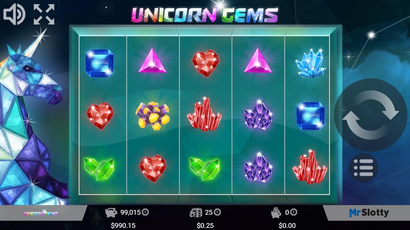 unicorn gems игровой автомат