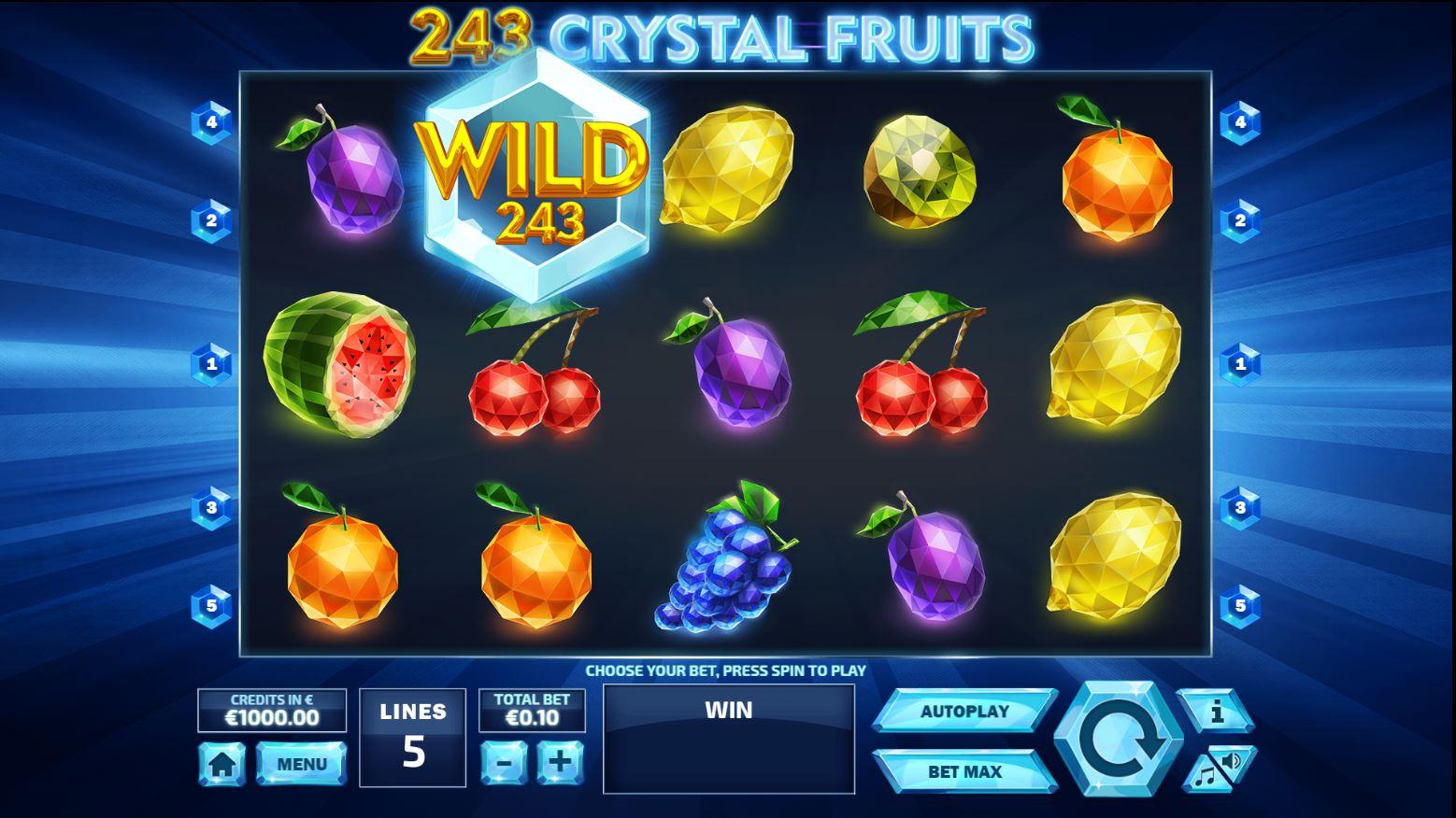 Keseruan Bermain Judi Slot 243 Crystal Fruits Online
